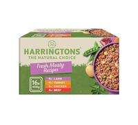 Harringtons Complete Wet Tray Grain Free Hypoallergenic Adult Dog Food Meaty Bumper Pack 16x400g (Package may vary)