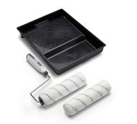 Harris Seriously Good - Set di rulli per pittura a pelo medio per pareti e soffitti, con vassoio e cornice, 22,9 cm