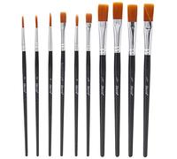 Harris 102041002 Artist, 10 pennelli da pittura piatti