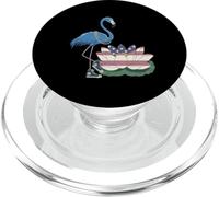 Harris Chucks e perle Blue Flamingo Lotus fiore americano PopSockets PopGrip per MagSafe