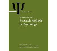 Harris Cooper APA Handbook of Research Methods in Psycholo (Mixed Media Product)