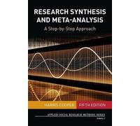 Harris Cooper Research Synthesis and Meta-Analysis (Tascabile)