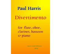 Harris: Divertimento for Flt, ob, clar, bsn & piano (Wind Ensemble)
