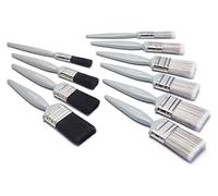 Harris 10 X Falegnameria & Lucido Muri & Soffitti Pennelli Emulsione Vernici Set