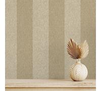 Harris Righe Carta da Parati M1869 Corona Beige Tweed Herringbone Tessuto Effect