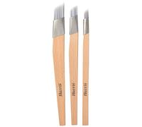 Harris Seriously Good Fitch - Confezione da 3 pennelli per taglio e controllo, per hobby e artigianato, 1,3 cm, 1,9 cm, colore: marrone
