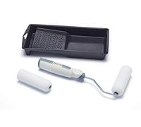 Harris 102022002 Seriously Good - Mini rullo per legno da 10,2 cm, il kit include: vassoio, 1 telaio a rullo, 2 manicotti lucidi per rullo