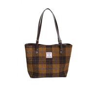 Harris Tweed - Borsa grande da donna, Giallo e marrone., Large