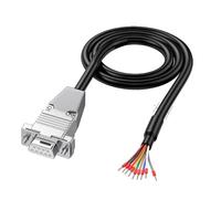 Harrisen Cavo di prolunga seriale DB9 femmina RS232 9 pin da 1,5 m