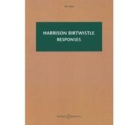 Harrison Birtwistle Responses (Tascabile)