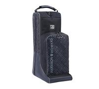 Harrison Howard Borsa da viaggio alta per stivale equestre per riporre casco, accessori per frusta e stivali, nero, moderno