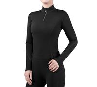 Harrison Howard Camicie da Donna per Equitazione a Maniche Lunghe, Top da Equitazione con Colletto Stretto e Ricamo, Camicie da Sfilata Equestre