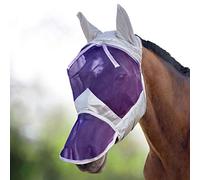 Harrison Howard CareMaster Maschera Anti-Mosche per Cavallo UV Protezione Pieno Volto (M; COB)