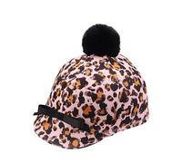Harrison Howard Copertura per casco da equitazione con graziosa stampa leopardata
