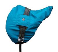 Harrison Howard - Coprisella impermeabile e traspirante, foderata in pile, colore: Azzurro