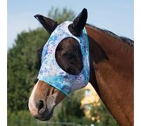 Harrison Howard Elasticità Maschera da mosca per cavallo Stupendo Comfort con protezione UV Standard -Pastello Mix (L)