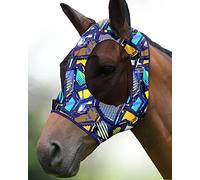 Harrison Howard Flessibilità Maschera tafano Comfort eccellente con protezione UV Maschera tafano standard per mix cavallo-graffiti (M)