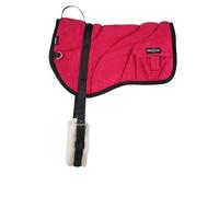 Harrison Howard Tappetino ergonomico con tasche laterali, centro extra spesso per il massimo sostegno, antiscivolo, con circonferenza abbinata, rosso vibrante