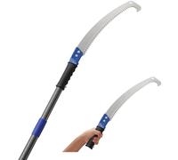 Harrms Seghe per potatura blu, seghe da giardino per alberi con lama curva, sega per albero a lunga distanza per trimmer, cortile, giardino, terrazza, alberi, rami, 14 FT (426 cm)