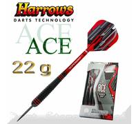 Harrows Ace Rubber Grip Dardi D'Acciaio, 20g/22g/24g