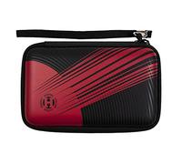 Harrows Custodia per freccette Blaze Pro 6 | Custodia per freccette Porta freccette I Custodia per freccette contiene 6 freccette | Materiale protettivo EVA | Contiene 6 freccette Nero Rosso