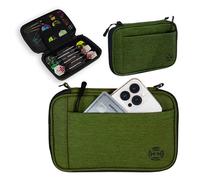 Harrows Custodia per freccette Smart Case XL | Custodia per freccette Porta freccette | Custodia per freccette contiene 6 freccette | Materiale protettivo EVA | per freccette (Green Black)