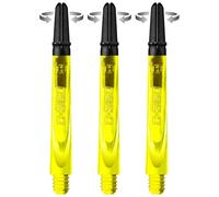 Harrows Darts Technology Carbon 360 Shafts, Rotating Carbon Top di Thor-Sports (medio, giallo)