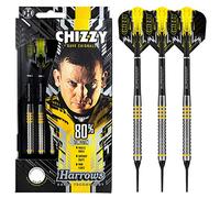 Harrows Dave Chisnall 80% Soft Tip - Freccette punta in plastica, 20 g