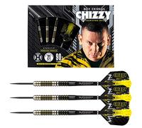 Harrows dave chisnall - freccette con punta in acciaio al tungsteno al 90%