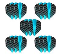 Harrows Quantum Alette per Freccette | 5 x set di alette per freccette (15 alette totali) | Alette per freccette da 100 micron | Alette extra resistenti di alta qualità, realizzate nel Regno Unito |