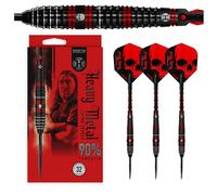 Harrows Ryan Searle Freccette 90% tungsteno | Set di Freccette con Punta in Acciaio PRO Player | 21 g, 22 g, 23 g, 24 g, 26 g, 30 g, 32 g | Include Alberi in Carbonio ST e Alette in Metallo (32g)