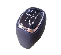 Harrwwv Pomello Del Cambio Dell'auto Per Hyundai Per Tucson TL Per I30 Per I20 Getz Per Venue Per Elantra AD Per Accent Pomello Del Cambio In Pelle Verna A 6 Velocità 43711-F2300TRY(6 speed Chrome)