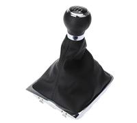 Harrwwv Pomello Del Cambio Dell'auto Per Per Passat B6 Cuffia Leva Cambio A 5 Marce Colore Nero