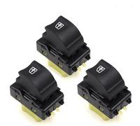 Harrwwv Pulsantiera Finestra per Clio IV 254218614R Interruttore Singolo Alzacristallo Elettrico Lato Passeggero 254217475R(3 PCS)