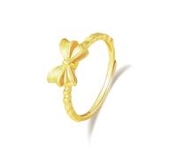 Harry and Henry Anelli con fiocco in argento per donne anelli con fiocco a fiocco regolabile anello legato per ragazze adolescenti roba alla moda