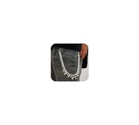 Harry and Henry Catena per jeans punk per donne e uomini, accessorio regolabile per pantaloni hip hop con attacchi per cintura, catena tascabile resistente per portafoglio di sicurezza e stile urbano
