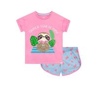 Harry Bear Corto Pigiama per Ragazze Accidia Rosa 8-9 Anni