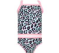 Harry Bear Costume Bagno Bambina | Costumi da Bagno Leopardati | Blu 3-4 Anni