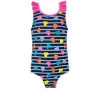 Harry Bear Costume da Bagno per Ragazze Cuore Blu 6-7 Anni