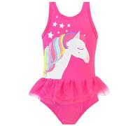 Harry Bear Costume da Bagno per Ragazze Pony Arcobaleno Rosa 3-4 Anni