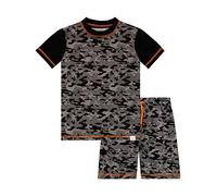 Harry Bear Costume da Bagno per Ragazzi a Due Pezzi Mimetizzato Nero 11-12 Anni