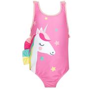 Harry Bear Costume Piscina Bambina | Costume da Bagno per Ragazze Unicorno | Costumi da Bagno Bambina Unicorni | Rosa 6-7 Anni
