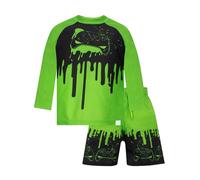 Harry Bear Costume Piscina Bambino | Costume Piscina Ragazzo da Gioco | Costume Due Pezzi | Verde 10-11 Anni