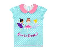 Harry Bear Maglietta Maniche Corta per Ragazze Principessa Ballerina Blu 18-24 Mesi
