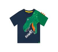 Harry Bear Maglietta Maniche Corta per Ragazzi Dinosauro Blu 18-24 Mesi