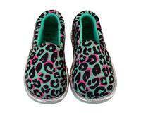Harry Bear Pantofole per Ragazze Leopard Print Rosa 32