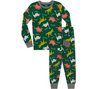 Harry Bear Pigiama a Maniche Lunghe per Ragazzi Dinosauri Vestibilitta Stretta Multicolore 7-8 Anni