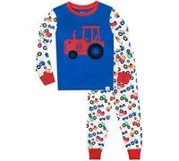 Harry Bear Pigiama a Maniche Lunghe per Ragazzi Grande Ruotta Trattore Vestibilitta Stretta Multicolore 5-6 Anni