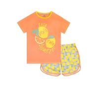 Harry Bear Pigiama Corto per Ragazze Limone Arancione 6-7 Anni