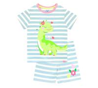 Harry Bear Pigiama Dinosauro | Pigiama Corto per Bambina | Pigiami Dinosauro per Bambine | Blu 4-5 Anni